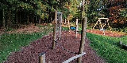 Ausflug mit Kindern - Ausflugsziel ist: ein Spielplatz - Thalgau - Wald Wissens Weg und Waldspielplatz Obertrum am See 