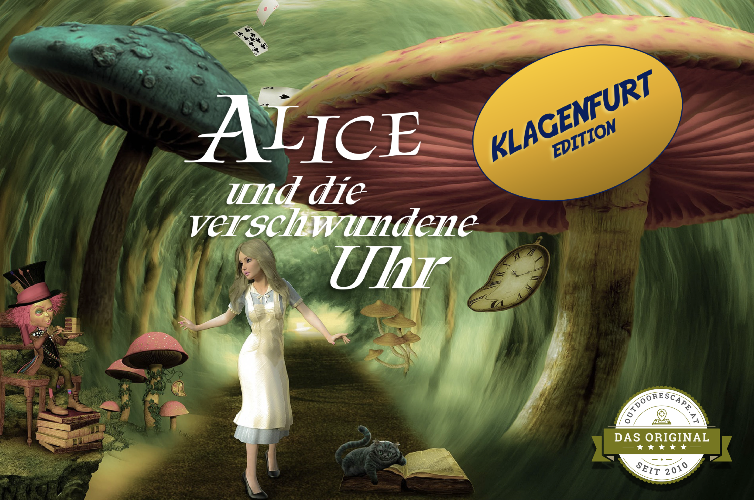 Ausflugsziel: Outdoor Escape - Alice und die verschwundene Uhr  - Klagenfurt Edition