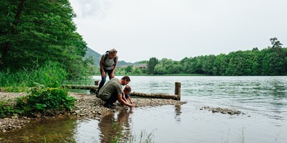 Ausflug mit Kindern - Lobnig / Lobnik - Wassererlebnisweg. Entlang des Wassers