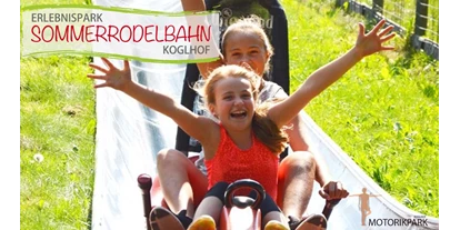 Ausflug mit Kindern - Witterung: Bewölkt - Erlebnispark Sommerrodelbahn Koglhof