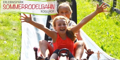 Ausflug mit Kindern - Kinderwagen: großteils geeignet - Frohnleiten - Erlebnispark Sommerrodelbahn Koglhof