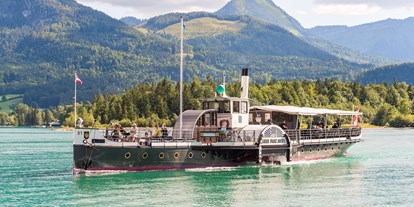 Ausflug mit Kindern - Buchberg (Seewalchen am Attersee) - Schaufelraddampfer Kaiser Franz Josef I. - WolfgangseeSchifffahrt