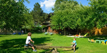 Trip with children - Ausflugsziel ist: ein Streichelzoo - Austria - Wippe - Hotel-Gasthof Kröll