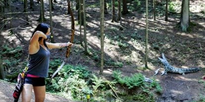 Ausflug mit Kindern - Schatten: überwiegend schattig - Stadtberg - 3D Bogensport Bad Zell