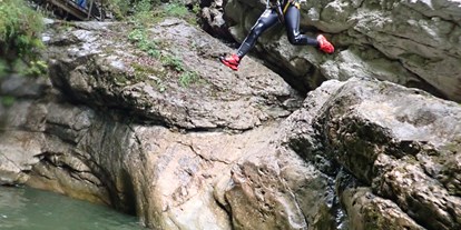 Ausflug mit Kindern - Ausflugsziel ist: ein Naturerlebnis - Dornbirn Gütle - Bergsport Allgäu - Canyoning in der Starzlachklamm