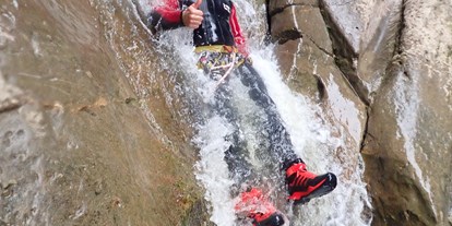Ausflug mit Kindern - Themenschwerpunkt: Wasser - Dornbirn Gütle - Bergsport Allgäu - Canyoning in der Starzlachklamm