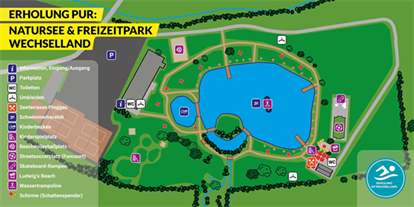 Ausflug mit Kindern - Sportanlage: Fußballplatz - Waisenegg - Natursee und Freizeitpark Wechselland