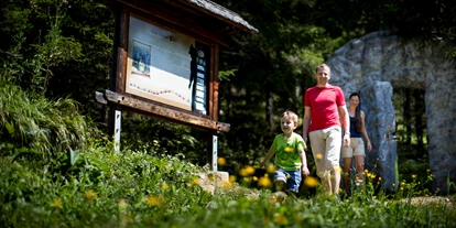 Ausflug mit Kindern - Weg: Naturweg - Oberzeiring - Sagenhaftes Wölzertal - Sagenweg - Sagenhaftes Wölzertal