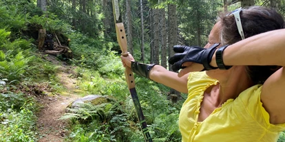 Ausflug mit Kindern - erreichbar mit: Bahn - Graubünden - Bogenschiessen 