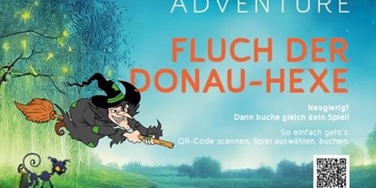 Ausflug mit Kindern - erreichbar mit: Bahn - Donau Oberösterreich - Outdoor Escape - Fluch der Donau-Hexe - Aschach
