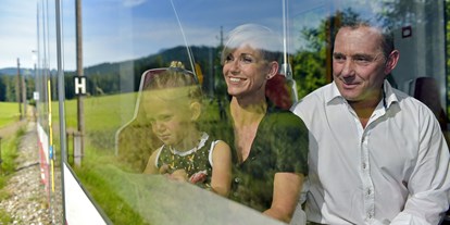 Ausflug mit Kindern - Ausflugsziel ist: eine Bahn - Grünau im Almtal - BRATLZUG 
