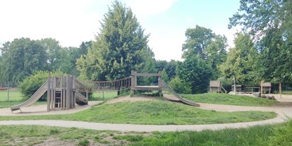 Ausflug mit Kindern - Tulln an der Donau - Spielplatz im Auer Welsbach Park