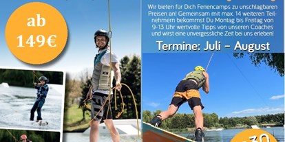 Ausflug mit Kindern - Umgebungsschwerpunkt: See - Österreich - Summer Kids Camps am Wakeground