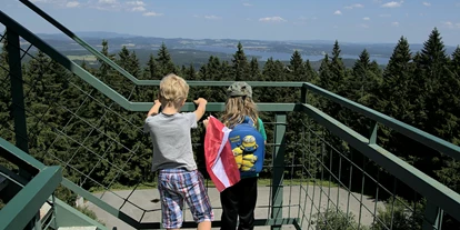 Ausflug mit Kindern - Ausflugsziel ist: ein Wandergebiet - Peilstein im Mühlviertel - Mit dem Fahrrad zum Moldaublick
