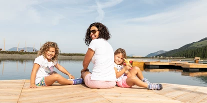 Trip with children - Freizeitpark: Wasserpark - Austria - Seeufer - Fichtensee auf der Rosenalm