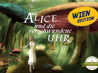 Trip with children - Themenschwerpunkt: Bewegung - Bad Vöslau - Outdoor Escape - Alice und die verschwundene Uhr - Wien Edition