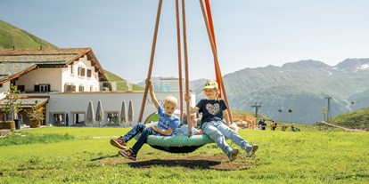 Ausflug mit Kindern - Stierva - Spielplatz Marguns