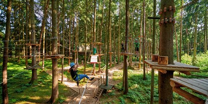 Ausflug mit Kindern - Freizeitpark: Erlebnispark - Halsbach, Kreis Altötting - Waldseilgarten Oberreith