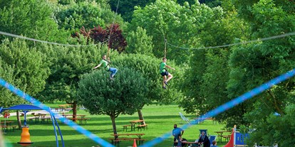Ausflug mit Kindern - Freizeitpark: Erlebnispark - Halsbach, Kreis Altötting - Waldseilgarten Oberreith