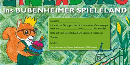 Ausflug mit Kindern - Alter der Kinder: 4 bis 6 Jahre - PLZ 52388 (Deutschland) - Kindergeburtstag im Bubenheimer Spieleland