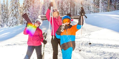 Reis met kinderen - Witterung: Kälte - Tisens-Prissian - Symbolbild Skifahren - Skigebiet Pfelders im Passeiertal