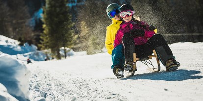 Ausflug mit Kindern - Witterung: Schnee - PLZ 7250 (Schweiz) - Naturrodelbahn am Golm