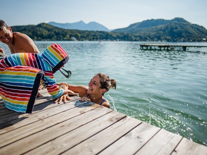 Ausflug mit Kindern - Kinderwagen: großteils geeignet - Leppen / Lepena - Familien-Seefest am Klopeiner See 