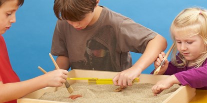 Ausflug mit Kindern - Umgebungsschwerpunkt: Stadt - Haarlacken - Workshop Sandkistenarchäologie - Keltenmuseum Hallein
