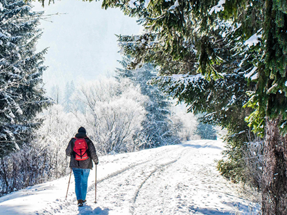 Ausflug mit Kindern - WC - Österreich - Winterwanderung im Schnee