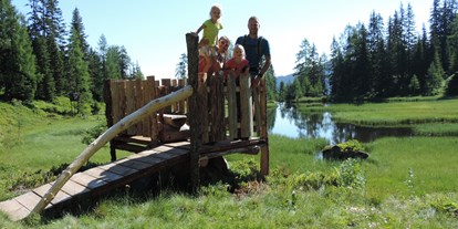 Ausflug mit Kindern - Neubach (Annaberg-Lungötz) - Themenweg "Stille Wasser" - Kinder-Erlebniswelt auf der Reiteralm