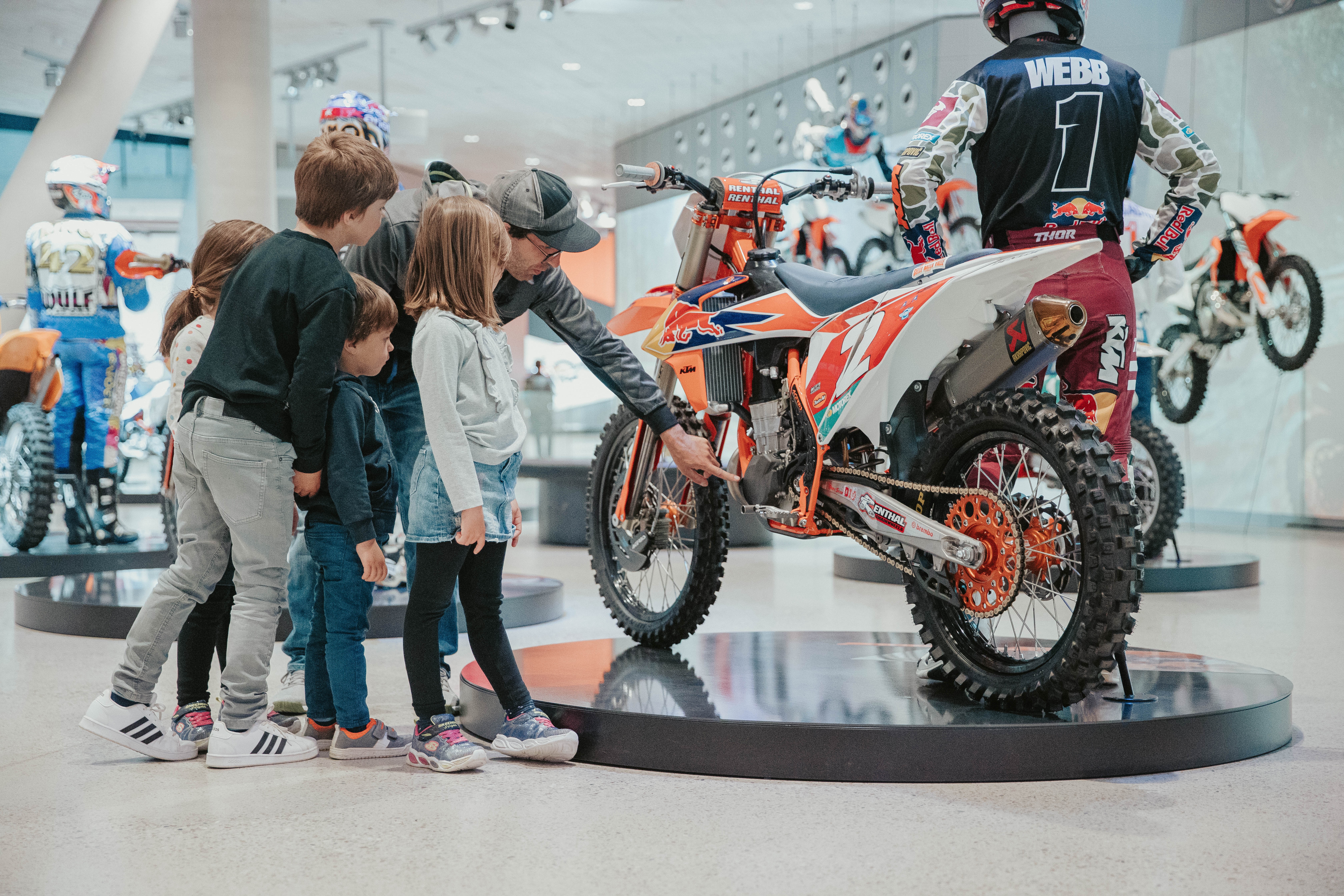 Ausflugsziel - Ferienspaß im KTM Museum