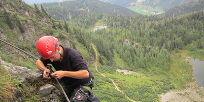 Ausflug mit Kindern - Dauer: unter einer Stunde - Steiermark - Klettersteig "Franzi" - erster Klettersteig in den Schladminger Tauern