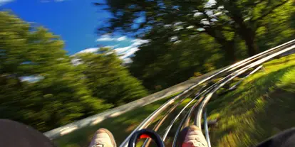 Ausflug mit Kindern - Ausflugsziel ist: eine Sommerrodelbahn - Goldkronach - Symbolbild für Ausflugsziel Alpine Coaster am Ochsenkopf. Keine korrekte oder ähnlich Darstellung! - Alpine Coaster am Ochsenkopf