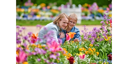 Ausflug mit Kindern - Natur und Blumenpracht im Hofgarten und in der grünen Umgebung - Hohenzollernresidenz Ansbach