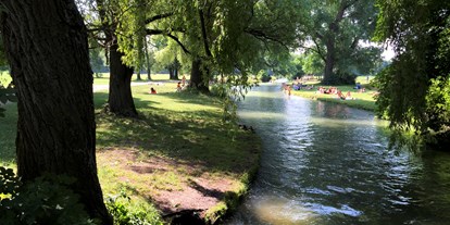 Ausflug mit Kindern - sehenswerter Ort: Garten - Kirchheim bei München - Englischer Garten