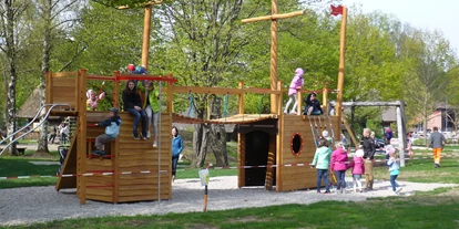 Ausflug mit Kindern - Witterung: Wind - Sankt Leonhard (Grödig) - Spielplatz Mattsee