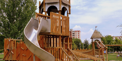 Ausflug mit Kindern - Alter der Kinder: 6 bis 10 Jahre - Bad Deutsch-Altenburg - Spielplatz Esslinger Furt Lobau