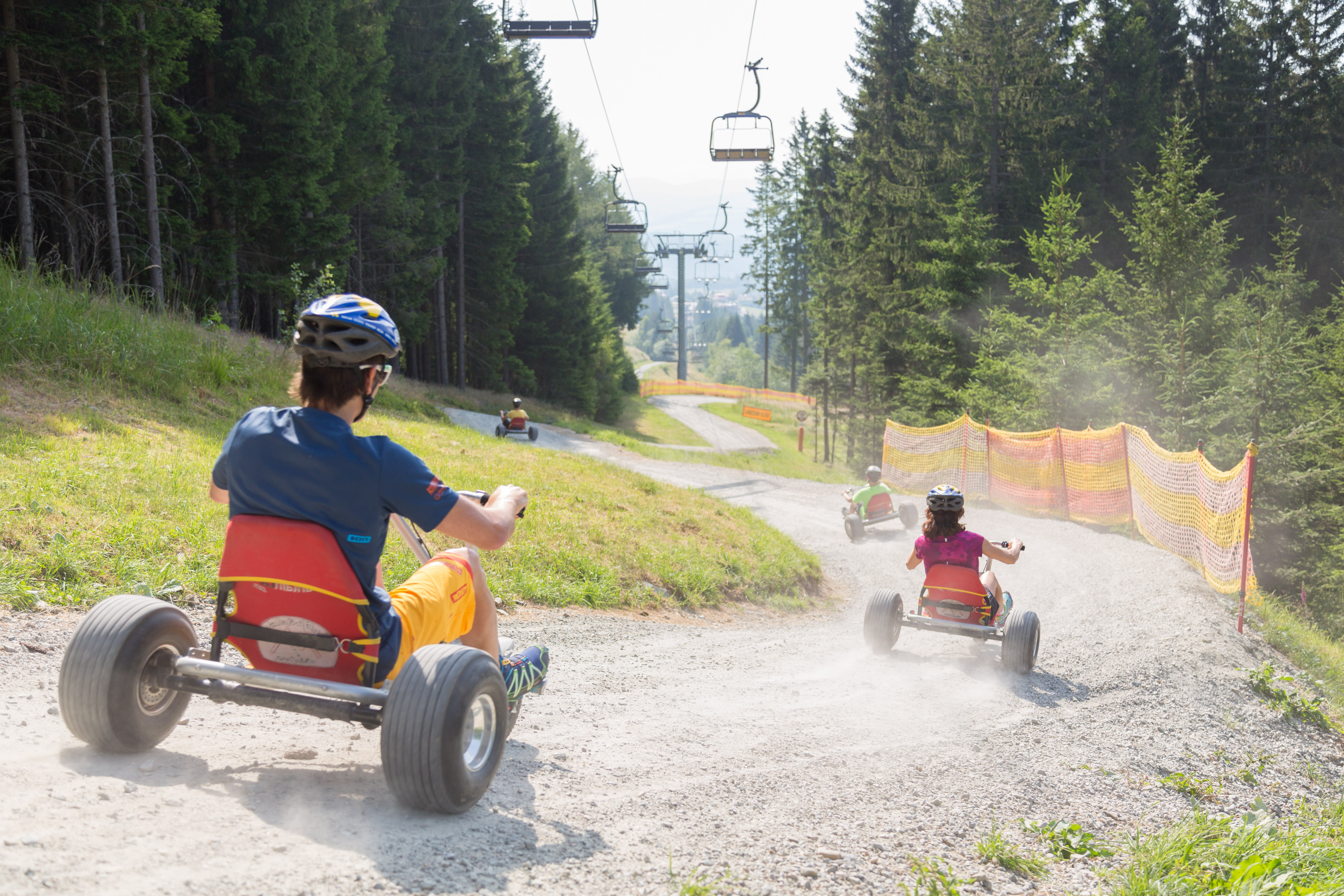 Ausflugsziel - Abfahrt mit dem Mountaincart - Erlebnisalm Mönichkirchen