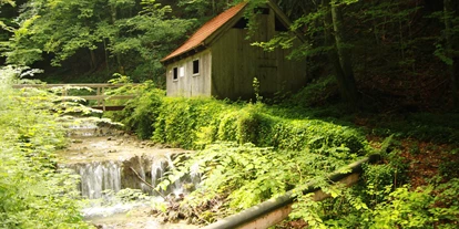Ausflug mit Kindern - Kufstein - Beim Museum startet ein halbstündiger Wanderweg durch den Wald zum Grießenbach und dem Rottauer Wasserfall. - Museum Salz und Moor im Klaushäusl