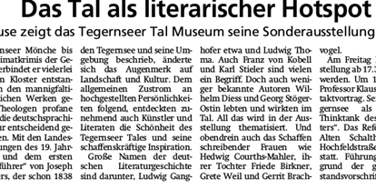 Ausflug mit Kindern - Gaißach - Museum Tegernseer Tal