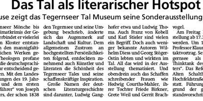 Ausflug mit Kindern - Witterung: Schönwetter - Bruckmühl (Landkreis Rosenheim) - Museum Tegernseer Tal