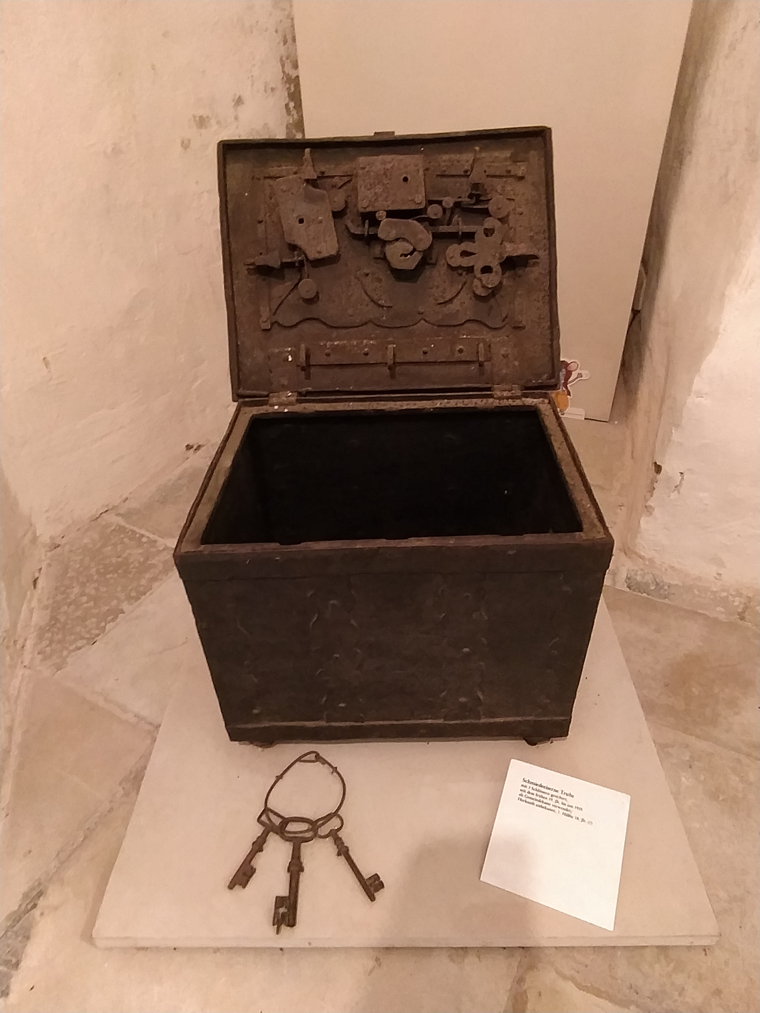 Destination - Gemeinekasse 19 Jh. - Burgmuseum Parsberg