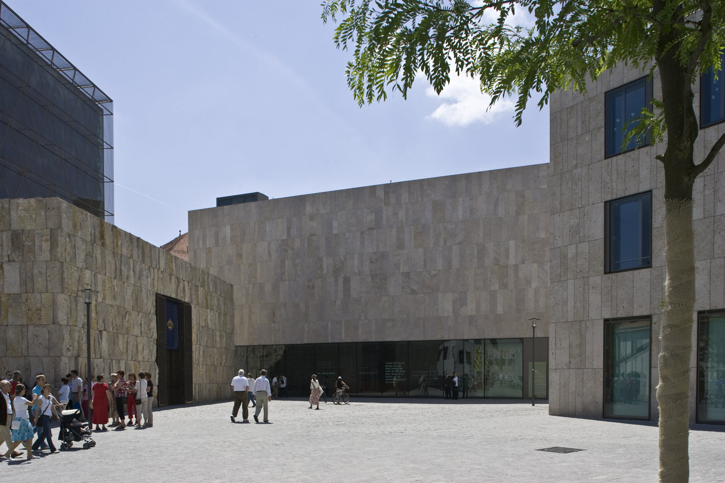 Destination d'excursion - Jüdisches Museum München und Synagoge Ohel Jakob, Wandel Hoefer Lorch Architekten. Foto: Franz Kimmel  - Jüdisches Museum München