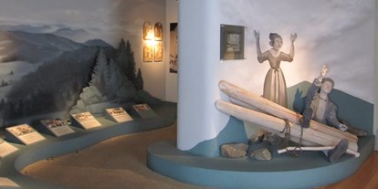 Ausflug mit Kindern - Witterung: Kälte - Arrach - Wallfahrtsmuseum Neukirchen b. Hl. Blut Ausstellungsraum Wallfahrtsweg - Wallfahrtsmuseum