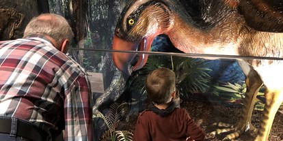 Ausflug mit Kindern - Soyen - Urzeitmuseum Taufkirchen - Innenaufnahme, Urzeitlicher Laufvogel - Urzeitmuseum – Sammlung Kapustin
