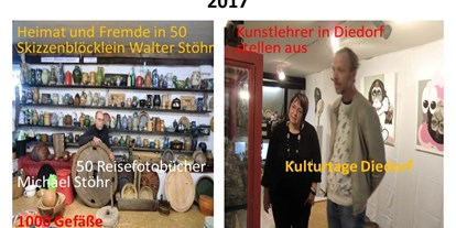 Ausflug mit Kindern - Witterung: Schönwetter - Obergriesbach (Landkreis Aichach-Friedberg) - Kunstlehrer stellen aus - Haus der Kulturen