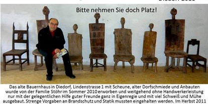 Ausflug mit Kindern - Witterung: Wechselhaft - PLZ 86447 (Deutschland) - Stühle - Haus der Kulturen