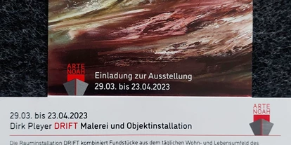 Trip with children - Marktsteft - Einladung zur Ausstellung  - Galerieschiff Arte Noah des Kunstvereins Würzburg