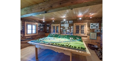 Ausflug mit Kindern - Umgebungsschwerpunkt: Fluss - Deutschland - Museum Blaahaus Kieferfelden
Modell Kohlstatt - Holzkohle - Museum im Blaahaus