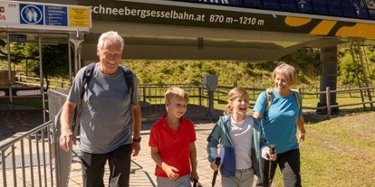 Ausflug mit Kindern - erreichbar mit: Bus - Wartmannstetten - Schneeberg Sesselbahn